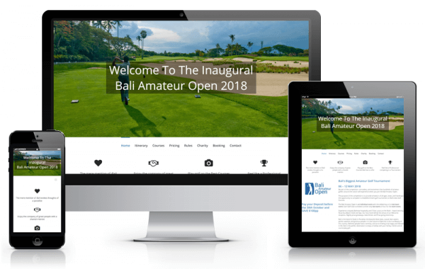 Bali Amateur Golf Portfolio
